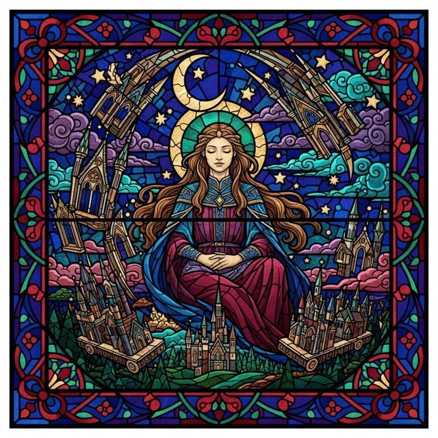 Lucid Dreaming: Rearrange the Scene — stained glass